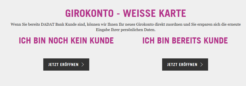 neukunde bestandskunde dadat