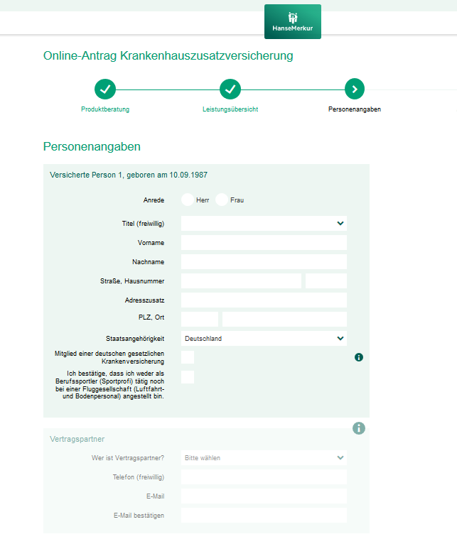 online antrag personenangaben hansemerkur