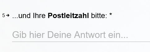 postleitzahl black white