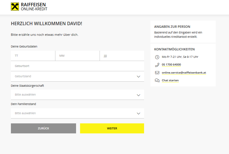 raiffeisen bank antrag 2 1