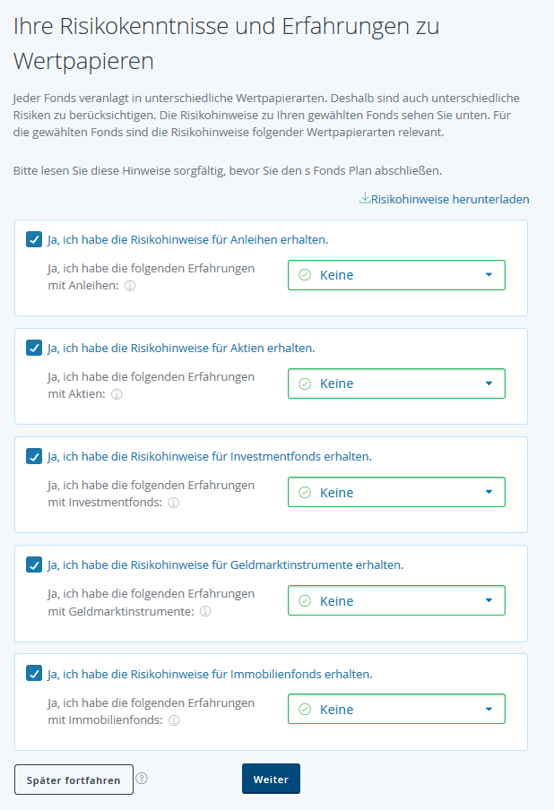 risiko hinweis erste bank