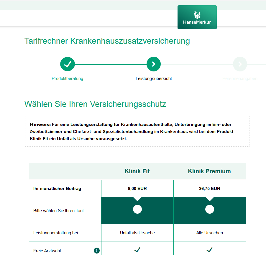 versicherungsschutz hanse merkur 2