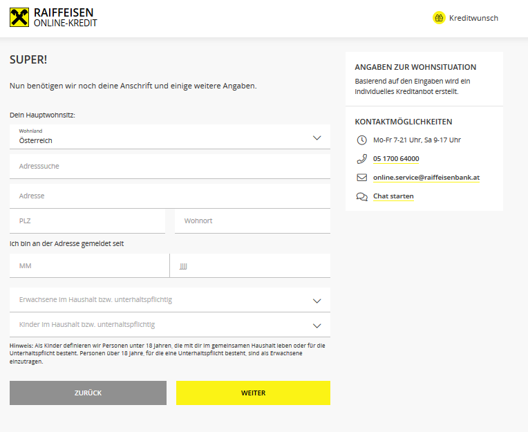 wohnsitz raiffeisen antrag 3