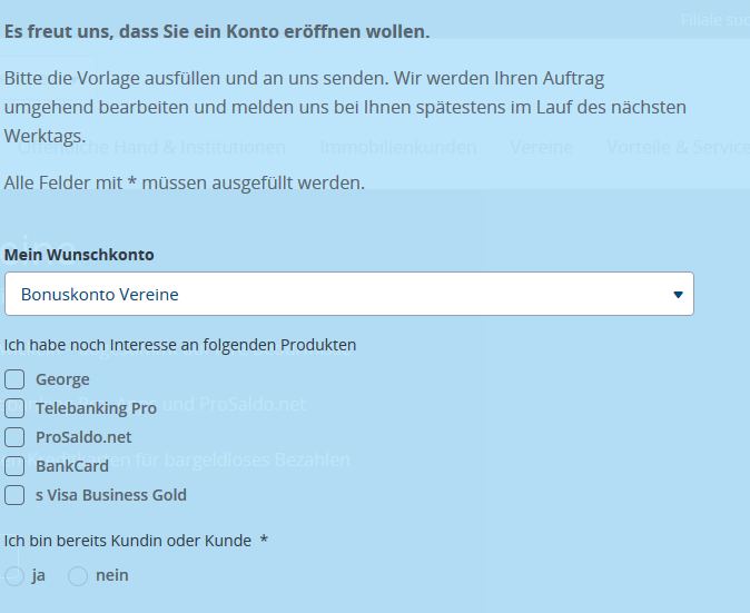 wunschkonto produkt erste bank